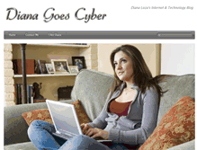 Tablet Screenshot of dianaloza.com